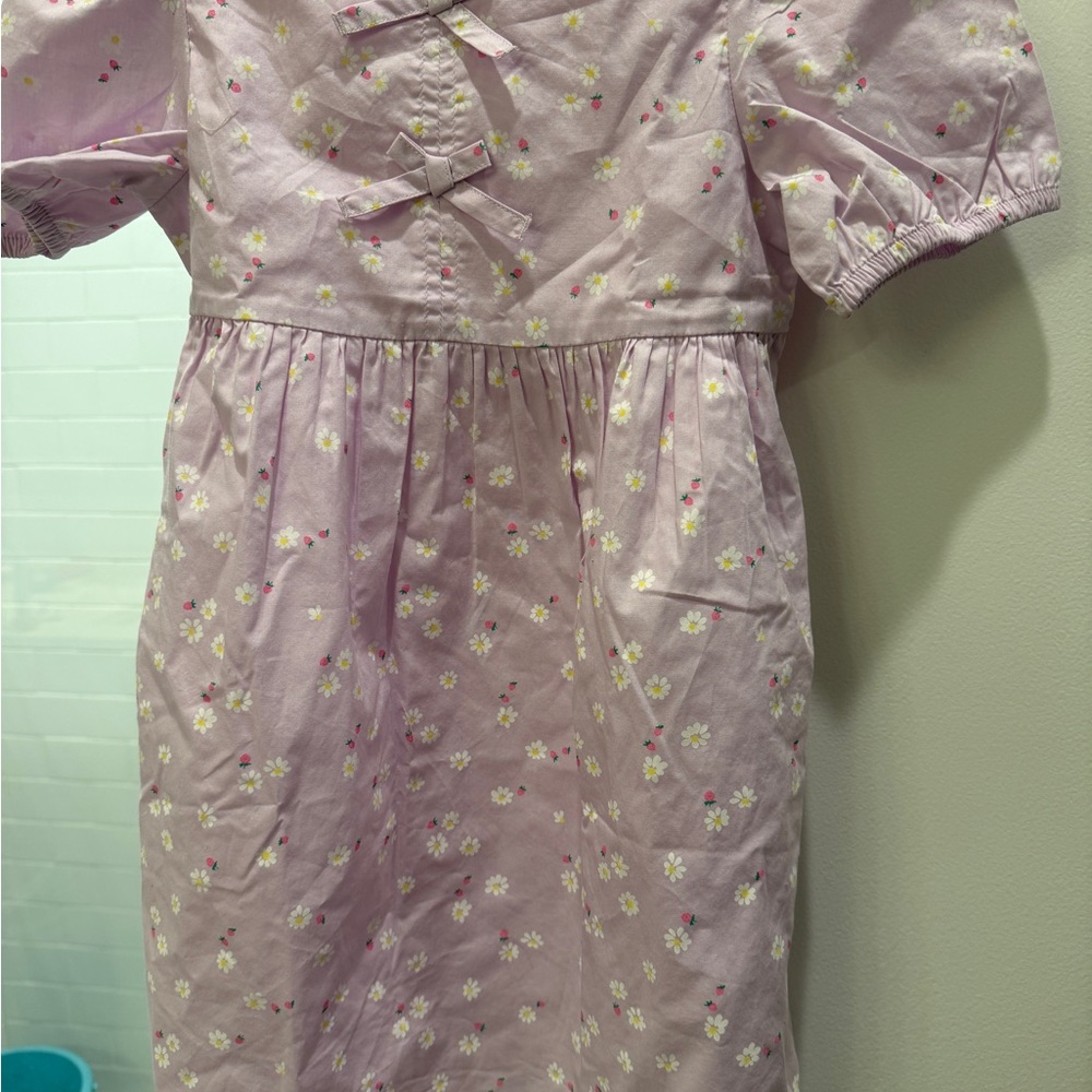 GAP Light Pink Floral Casual Girls Dress